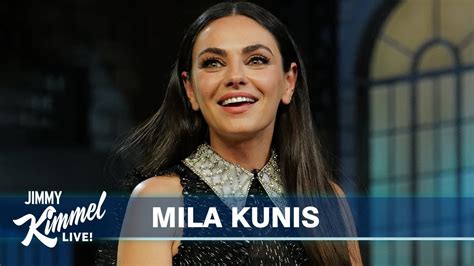 mila kunis stockings|Mila Kunis on Forgetting Her Undergarments, Hating Pizza.